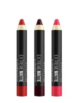 Kit 3 Batons Maybelline Extreme Mattes Cores - R$37