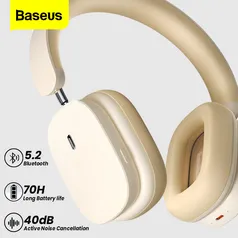 Baseus H1 Wireless Headphones com cancelamento de ruido