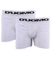 Kit com 2 Cuecas Boxers Duomo Cinza R$6