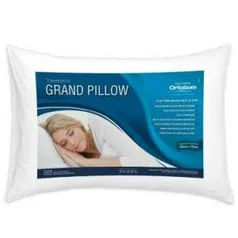 Travesseiro Grand Pillow 50x70 cm Com Fibra Siliconizada Antiálergico Branco Ortobom De R$ 79,90 por - R$ 12,90