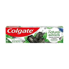 [Rec] Creme Dental Colgate Natural Extracts Carvão Ativado e menta 90g