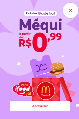 💎 3 meses grátis de Clube iFood