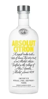 Absolut Vodka Citron Sueca 750ml