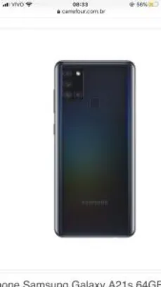 Samsung Galaxy A21s 64GB Preto