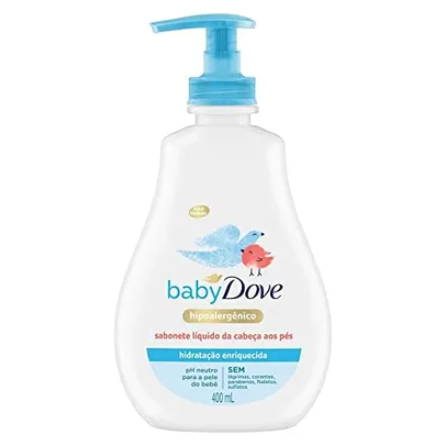 Sabonete Líquido da Cabeça aos Pés Baby Dove Hidratação Enriquecida 400ml