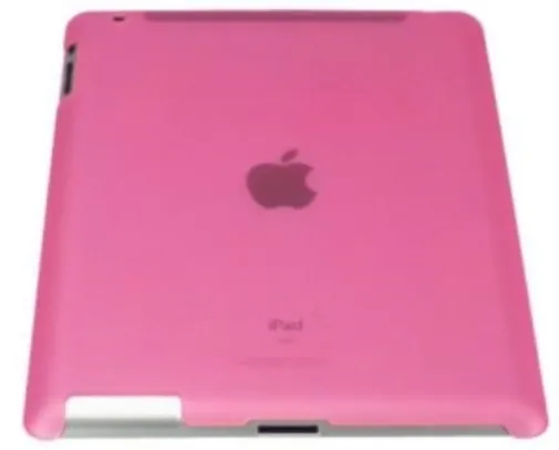 [SARAIVA] Capa Protetora Emborrachada Geonav Ipa2-03trap Rosa Para iPad 2 e Novo iPad