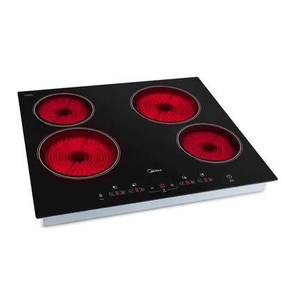 Cooktop Elétrico Midea Vitrocerâmico 4 Bocas CCA40P2