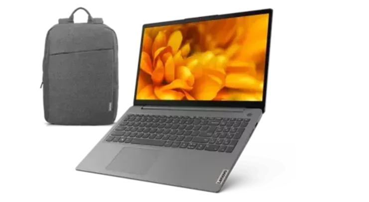 Notebook IdeaPad 3i (15” Intel) Core™ i7-1165G7 Linux + Mochila Lenovo B210 Casual