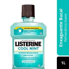 [Rec] Enxaguante Bucal Listerine Cool Mint, 1 Litro - Sem Álcool