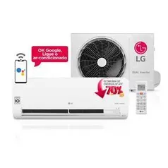 (10x sem juros) Ar-Condicionado Split LG Dual Inverter Voice S4-Q12JA31C Frio 12.000 BTUs - 220v