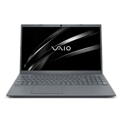 Notebook VAIO® FE15 AMD® Ryzen 3 Linux Debian 10 8GB 256GB SSD  Full HD - Prata Titânio