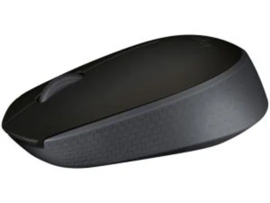 Mouse Sem Fio Sensor Óptico 1000dpi Logitech - M170