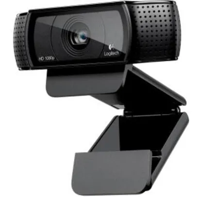 WebCam Logitech C920 Pro Full HD para Chamadas e Gravações em Video Widescreen 1080p por R$ 200