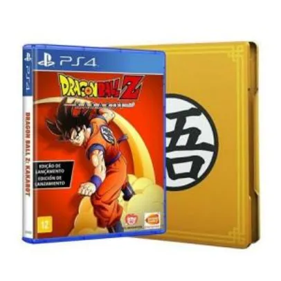 Dragon Ball Z Kakarot Edição Steelbook - PS4 - Mídia Física | R$ 130