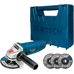 Esmerilhadeira Bosch 850W com maleta e 3 discos