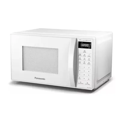 Micro-ondas Panasonic 21 Litros NN-ST25LWRUN, Branco/Cinza, 110V