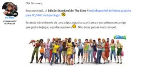 The Sims 4 Grátis por tempo limitado