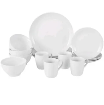 [C. OURO + MAGALUPAY] Aparelho de Jantar 16 Peças Schmidt Porcelana | R$115