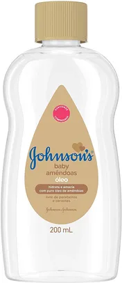 Óleo para Bebê de Amêndoas, Johnson's, 200ml | R$24