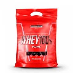 WHEY 100% PURE (REFIL-907G) INTEGRALMEDICA - R$53