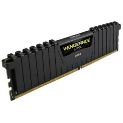 Memória Corsair Vengeance LPX 8GB 2400Mhz DDR4 C16 Black - R$ 270