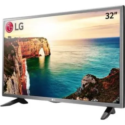 Smart TV LED 32" LG 32LJ600B HD com Conversor Digital Wi-Fi integrado 1 USB 2 HDMI webOS 3.5 Sistema de Som Virtual Surround Plus - R$999,99