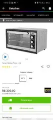 Forno elétrico Philco 46L | R$ 309