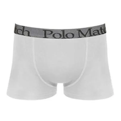 Kit Com 10 Cuecas Boxer De Cotton 3.0 Polo Match com 3 Pares de Meias Cano Médio