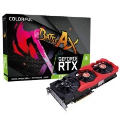 Placa de Vídeo Colorful iGame GeForce RTX 3060 Ti NB V2, LHR, 8GB, GDDR6, DLSS, Ray Tracing, 212327117840