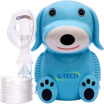 Inalador Nebulizador G-tech Nebdog Azul Bivolt R$ 90