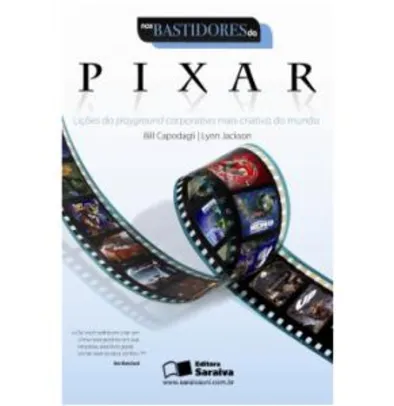 Livro Nos Bastidores da Pixar - R$8,90