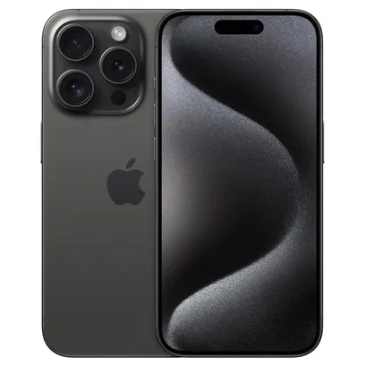 Foto do produto iPhone 15 Pro Apple (512GB) Titânio Preto, Tela De 6,1, 5G E Câmera De 48mp