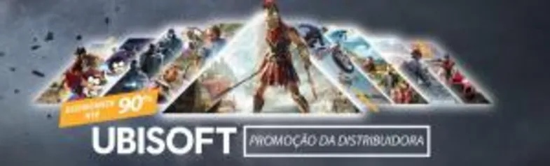 Ubisoft com ate 90% de desconto