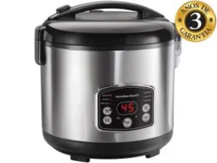 Panela Elétrica Hamilton Beach Slow Cooker - 700W 4L Timer - R$79,90