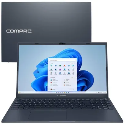 Foto do produto Notebook Compaq Presario 5110 Snapdragon 7c Sc7180 Windows 11 Home 4GB 128GB Ufs 15.6 Azul Escuro