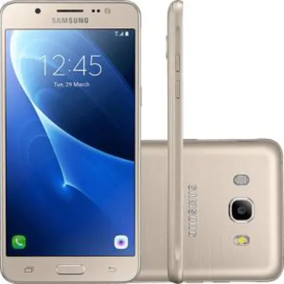 Smartphone Samsung GALAXY J5 METAL Dual Chip Android 6.0 Tela 5.2" 16GB 4G Câmera 13MP - Dourado ou preto - R$665