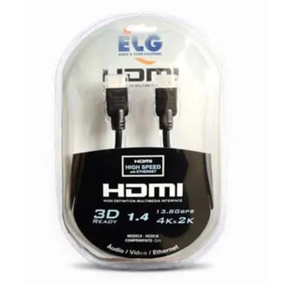 Cabo HDMI 1.4 3D ELG High Speed HS2050 – 5 metros