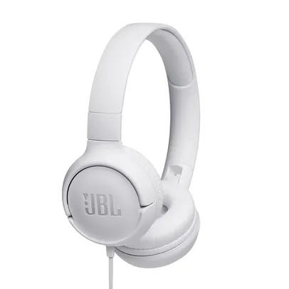 Fone de Ouvido Headphone com Fio JBL Tune 500 - Branco