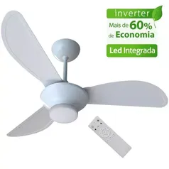 Ventilador de Teto Ventisol Wind Plus Inverter Branco Controle Remoto Led Inclusa - Bivolt