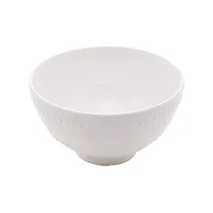 Bowl de Porcelana New Bone Pearl Branco 12,5cm x 7cm - Lyor [Super] 11,46