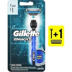 Aparelho de Barbear Gillette Mach3 Acqua Grip