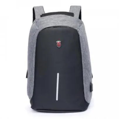 Mochila Swissport Antifurto Masculina - Azul R$100