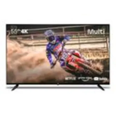 Smart TV QLED 55 4K Multi Android 11 3HDMI 2USB - TL060M