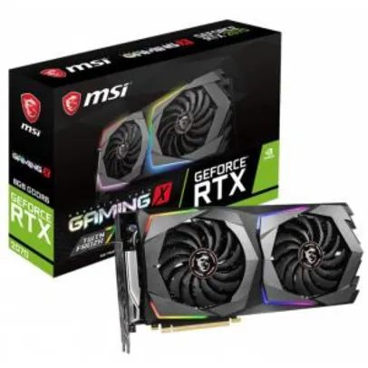 MSI GeForce RTX 2070 Gaming X Dual - R$2.435
