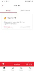 [Usuários Selecionados] R$10 OFF no Ifood (min de R$11)