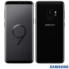 Samsung Galaxy S9 Preto, com Tela de 5,8”, 4G, 128 GB e Câmera de 12 MP - G960 - R$1800