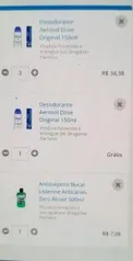 [Drogaria Pacheco] 4 Desodorantes Dove + 1 Listerine 500ml | R$ 41