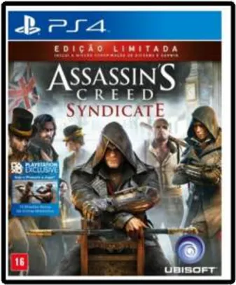 [kabum] Game Assassins Creed Syndicate Signature Edition PS4 por R$ 90