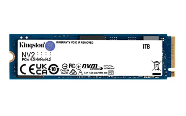 SSD KINGSTON NV2 1TB M.2 2280 NVME PCIE 4.0 - SNV2S/1000G