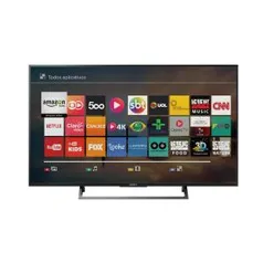 Smart TV Led 55" Sony KD-55X705E Ultra HD 4K Conversor Digital Integrado 3 HDMI 3 USB Wi-Fi - R$3499